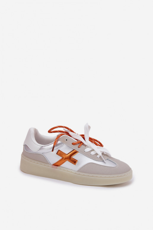 Laag sportschoenen Dames zilvere kleur Zelevelis Laag sportschoenen Dames zilvere kleur Zelevelis