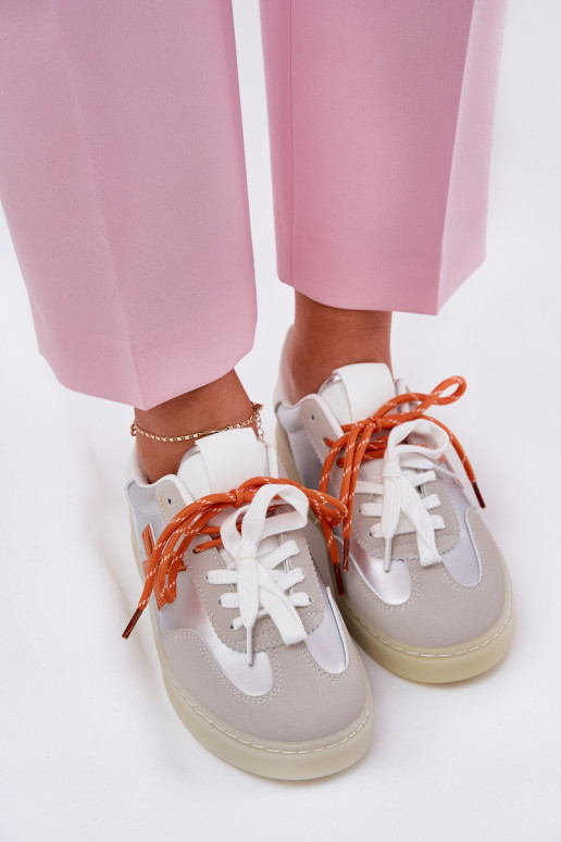 Faible baskets Féminin couleur argent Zelevelis Faible baskets Féminin couleur argent Zelevelis