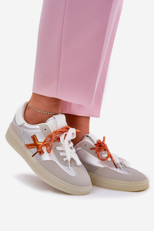 Faible baskets Féminin couleur argent Zelevelis Faible baskets Féminin couleur argent Zelevelis