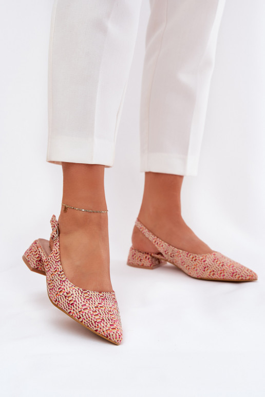 Sandalen met patroon Dames Op Delicaatm Obcasie Verschillende kleuren Jorela