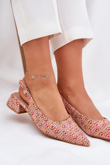 Sandalen met patroon Dames Op Delicaatm Obcasie Verschillende kleuren Jorela 2