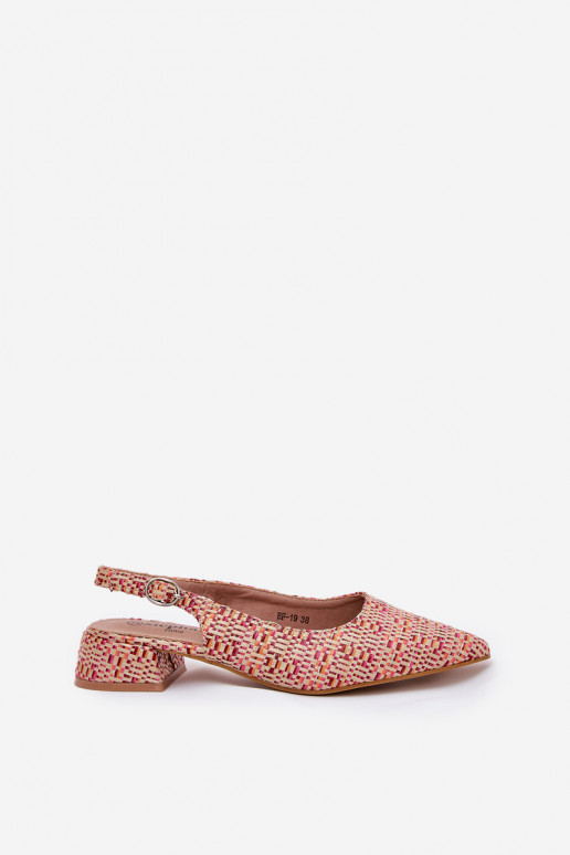 Sandalen met patroon Dames Op Delicaatm Obcasie Verschillende kleuren Jorela