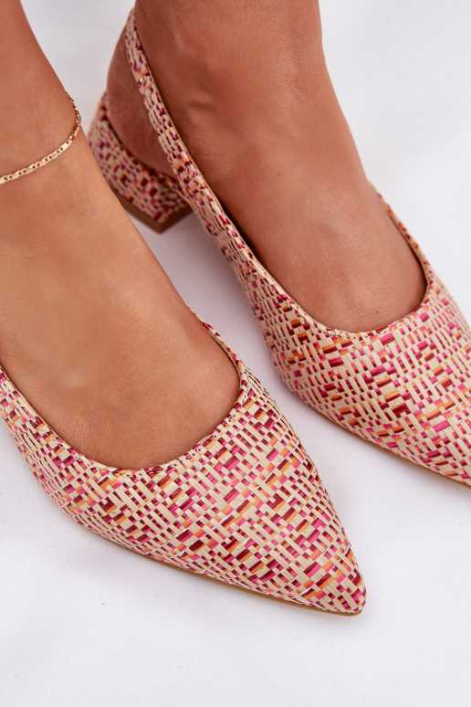 Sandalen met patroon Dames Op Delicaatm Obcasie Verschillende kleuren Jorela