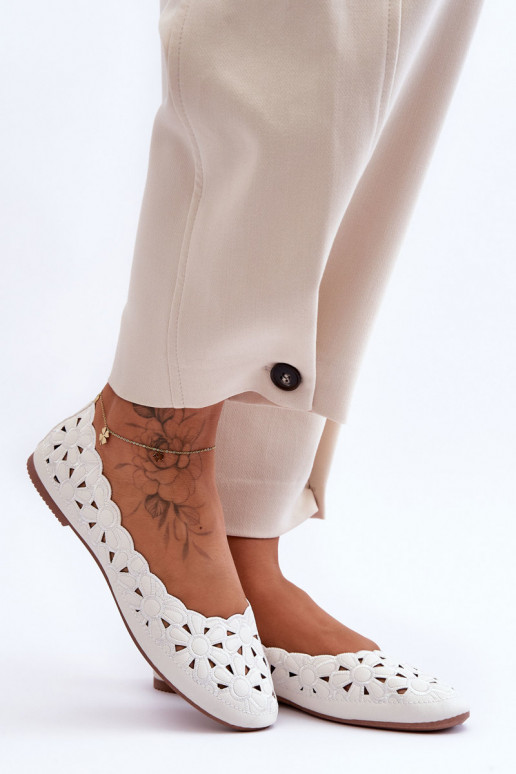 Glänzende durchbrochene Schuhe Zueiße Farbe Visionary