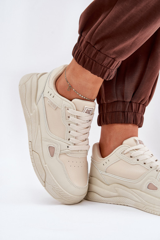 Dames Sneakers model schoenen Big Star NN274668 beige Dames Sneakers model schoenen Big Star NN274668 beige