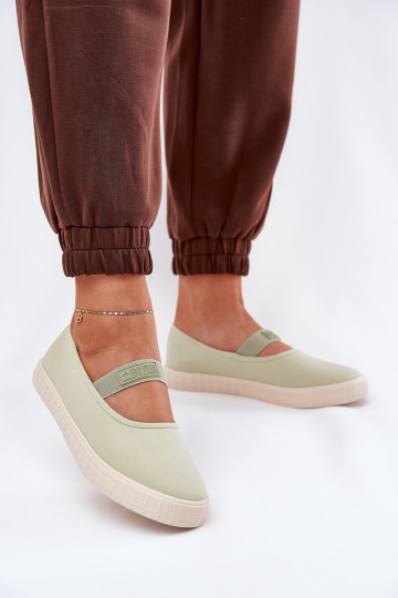 Chaussures de femme Big Star NN274604 vert clair