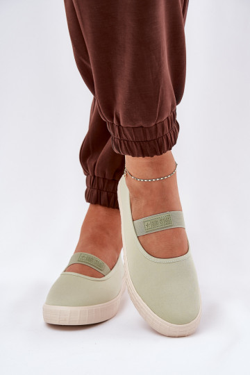 Chaussures pour femmes Big Star NN274604 vert clair 2