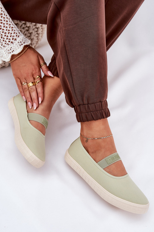 Chaussures de femme Big Star NN274604 vert clair