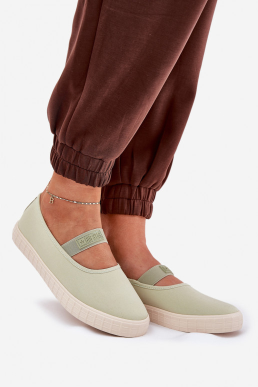 Damesschoenen Big Star NN274604 licht groen Damesschoenen Big Star NN274604 licht groen