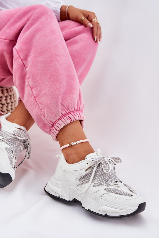 Chaussures modèle baskets baskets Féminin Z PodÀójnym Laçagem couleur blanche Efobell Chaussures modèle baskets baskets Féminin Z PodÀójnym Laçagem couleur blanche Efobell