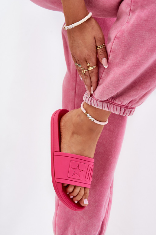 Pantoufles pour femmes Big Star NN274A668 couleur rose