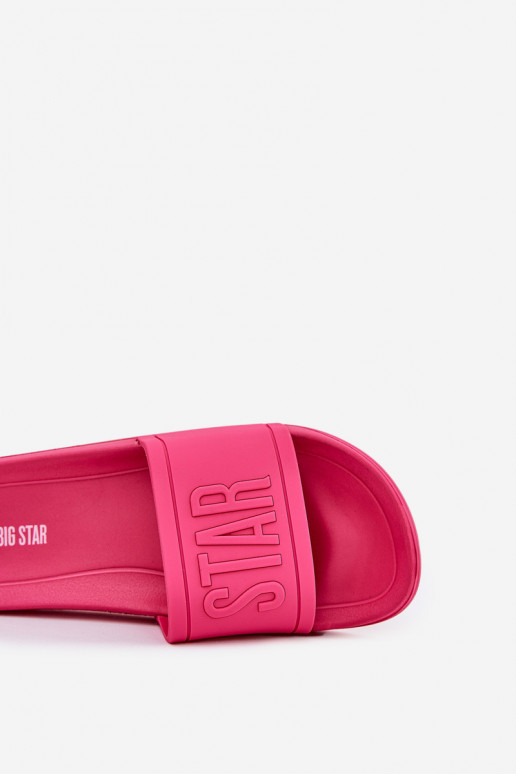 Pantoufles pour femmes Big Star NN274A668 couleur rose