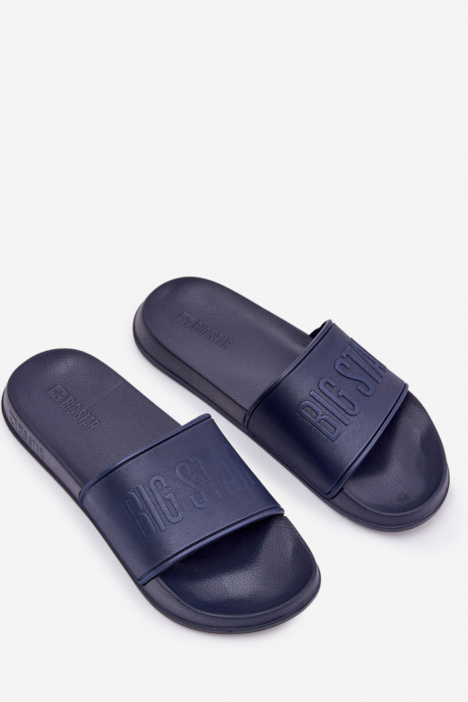 Chaussons légers en mousse Mâle Big Star MM174323 bleu foncé Chaussons légers en mousse Mâle Big Star MM174323 bleu foncé