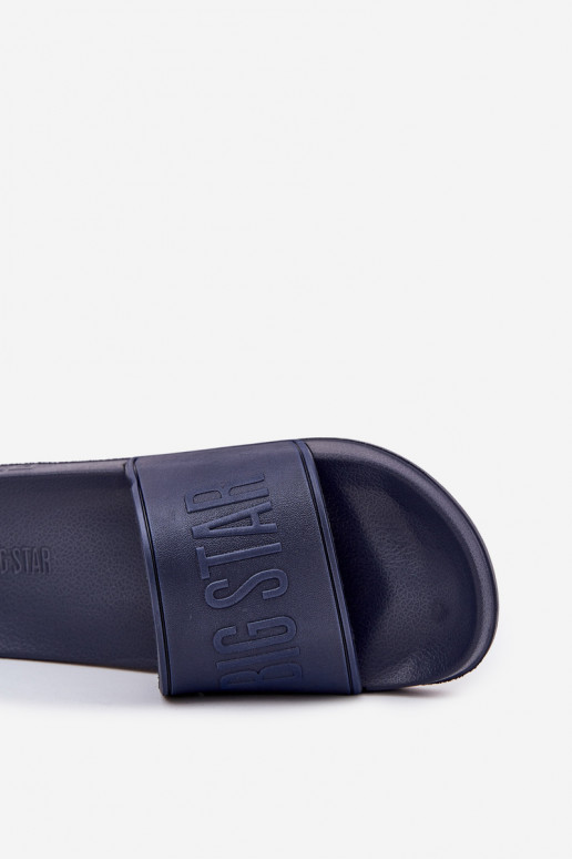 Chaussons légers en mousse Mâle Big Star MM174323 bleu foncé Chaussons légers en mousse Mâle Big Star MM174323 bleu foncé