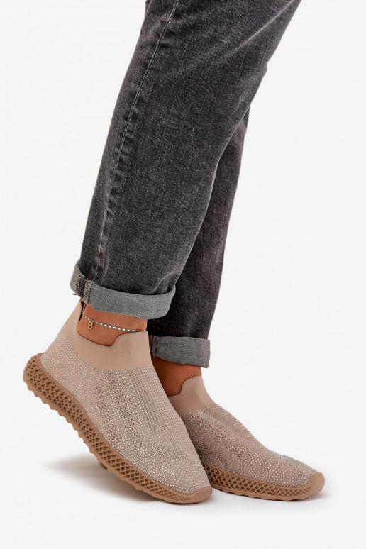 Persistent model sportschoenen Dames Met Decoratie D&A TIN121 beige Persistent model sportschoenen Dames Met Decoratie D&A TIN121 beige