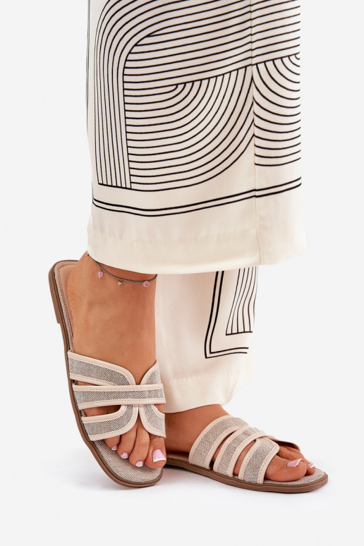 Modèle classique Chaussons Appartement pour femmes beige Scazze Modèle classique Chaussons Appartement pour femmes beige Scazze