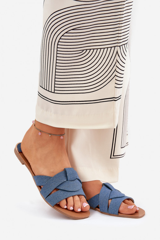 isocèle Pantoufles pour femmes Z Przeplatającymi Się Paskami Il fauttière jean Selaenor isocèle Pantoufles pour femmes Z Przeplatającymi Się Paskami Il fauttière jean Selaenor