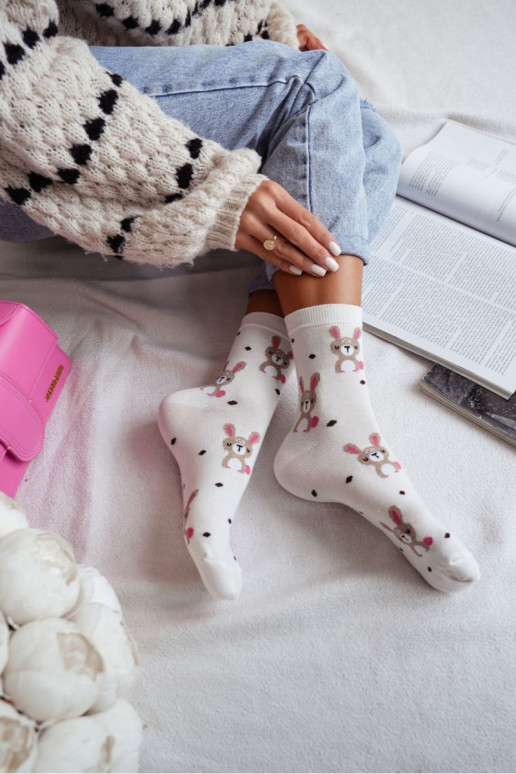 Chaussettes Lapins i Kropki couleur ivoire Chaussettes Lapins i Kropki couleur ivoire