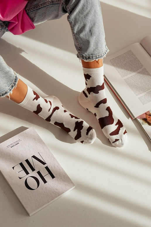 Chaussettes Féminin DANS Łaty marron