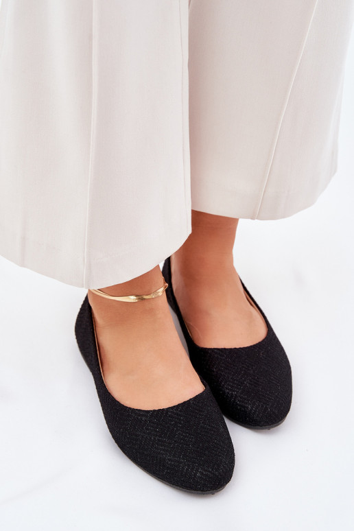 Ballerinas FrauenZuohnung mit Glanz schZuarze Farbe Tatorelis Ballerinas FrauenZuohnung mit Glanz schZuarze Farbe Tatorelis