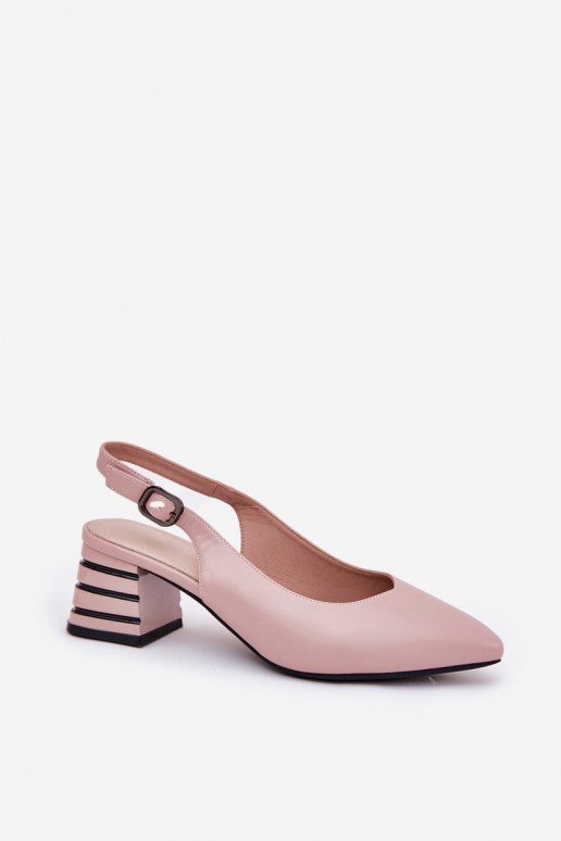 Damensandalen mit Absätzen Ze Szpiczastymi Noskami Vinceza 62217 pinke Farbe Damensandalen mit Absätzen Ze Szpiczastymi Noskami Vinceza 62217 pinke Farbe
