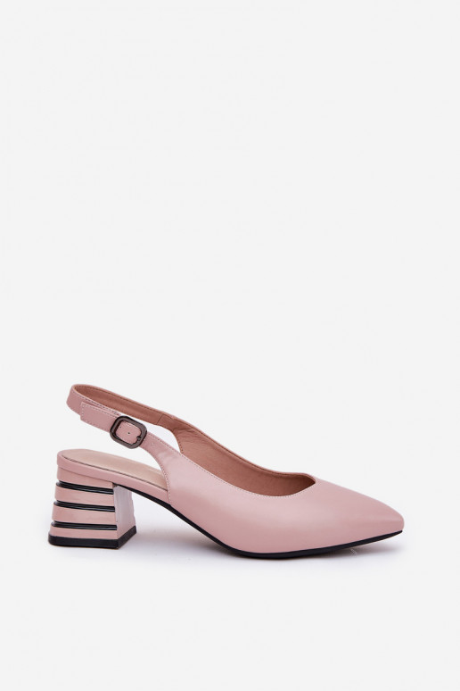Damensandalen mit Absätzen Ze Szpiczastymi Noskami Vinceza 62217 pinke Farbe Damensandalen mit Absätzen Ze Szpiczastymi Noskami Vinceza 62217 pinke Farbe