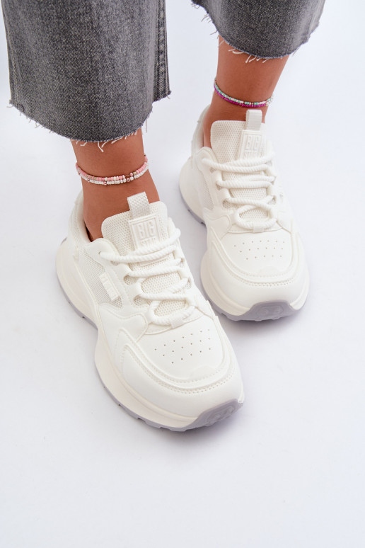 Sneakers Stilvollllschuhe Feminin HI-POLY SYSTEM Big Star NN274A107 Zueiße Farbe Sneakers Stilvollllschuhe Feminin HI-POLY SYSTEM Big Star NN274A107 Zueiße Farbe