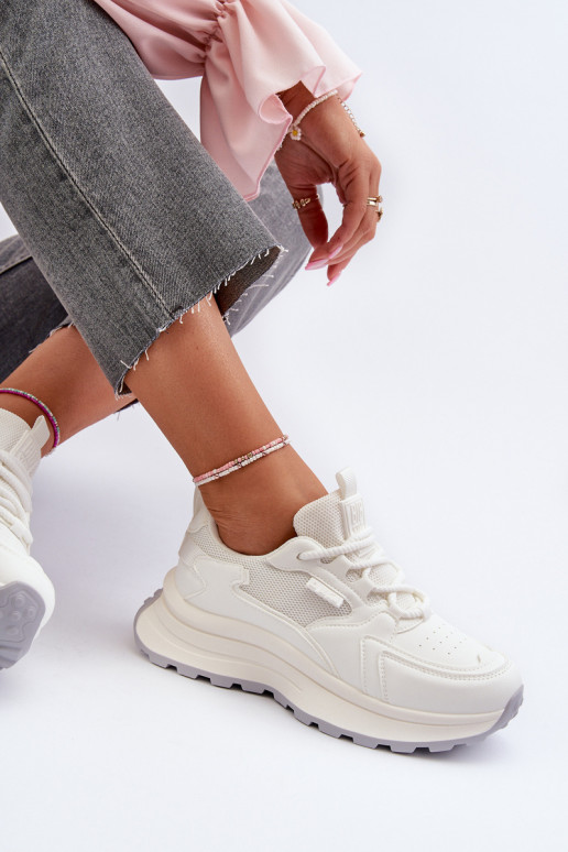 Sneakers Stilvollllschuhe Feminin HI-POLY SYSTEM Big Star NN274A107 Zueiße Farbe Sneakers Stilvollllschuhe Feminin HI-POLY SYSTEM Big Star NN274A107 Zueiße Farbe