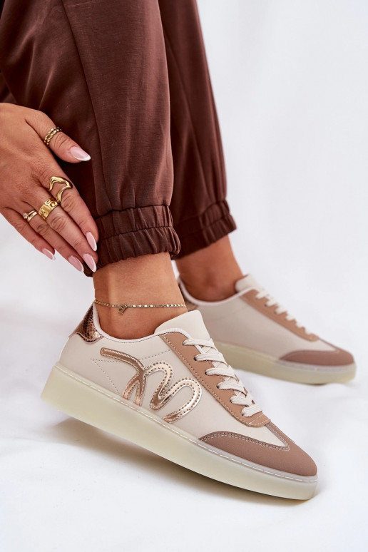 Sportieve schoenen dames met platform van eco-leer met luipaardprint in zwarte kleur Velionna