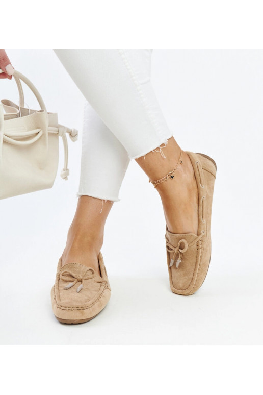 Mocassins marron avec nœud Hayam